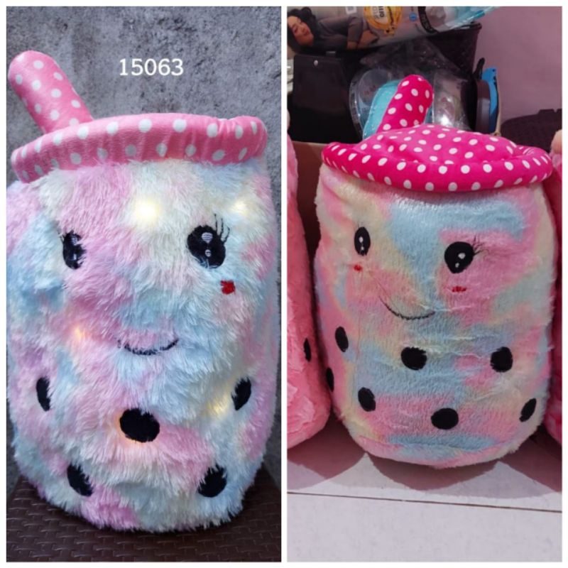 Boneka Boba RAINBOW Super Jumbo Pakai LED / Lampu