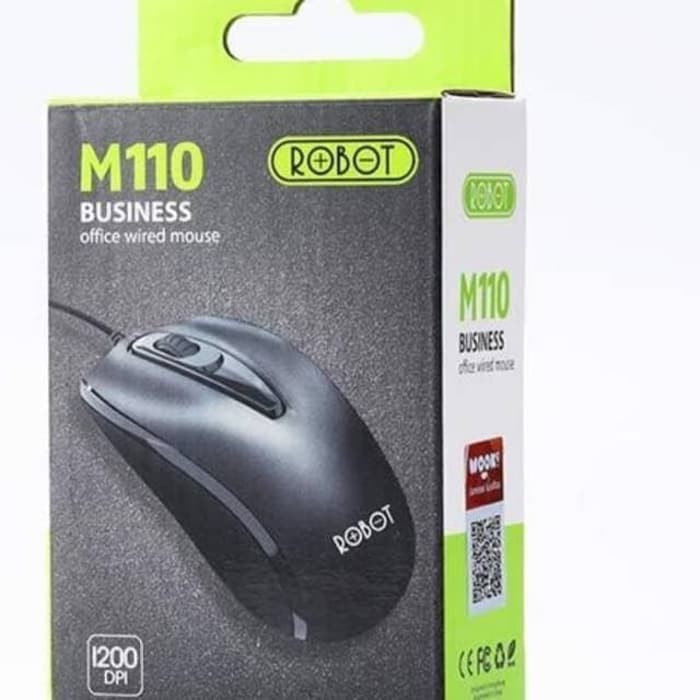 Mouse Wired Robot M110 Mouse Office And Mouse Gaming Black