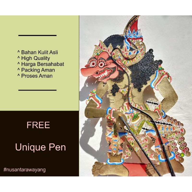 Wayang Kulit Buto Patih Besar Halus