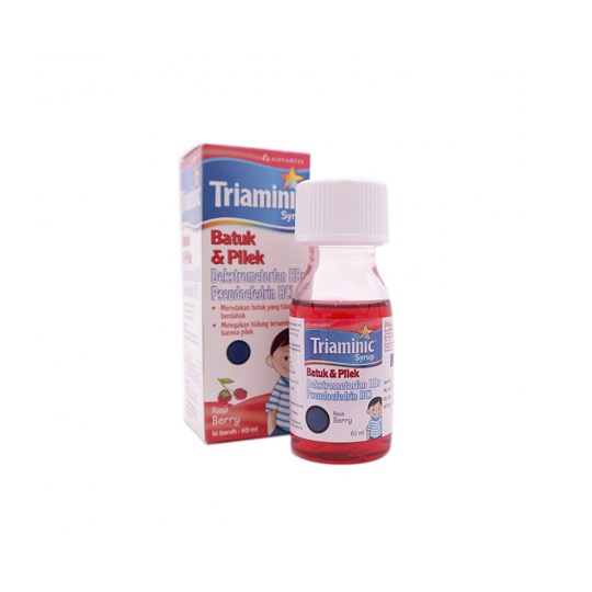 Triaminic Batuk Pilek 60 ml Meredakan Batuk Kering dan Pilek