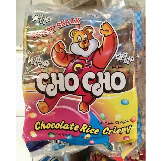 

Cho Cho Chocholate Rice Crispy 1 Pack isi 12 Pcs