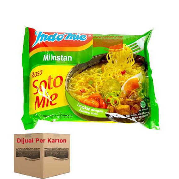 

Terlaris# Indomie Soto Mie 1 Dus Isi 40 Bks