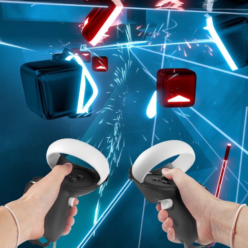 Btsg Extended Grip Pelindung Cover Handle Grip Shell Untuk Aksesoris Oculus Quest2