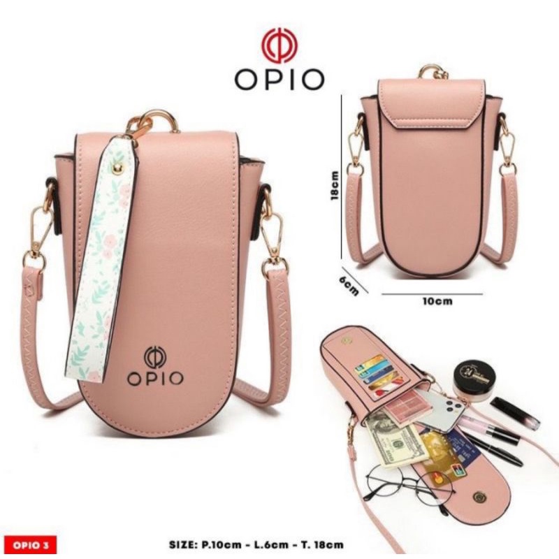 Opio Dompet Hp/Opio Tas Selempang wanita/ Opio Tas HP