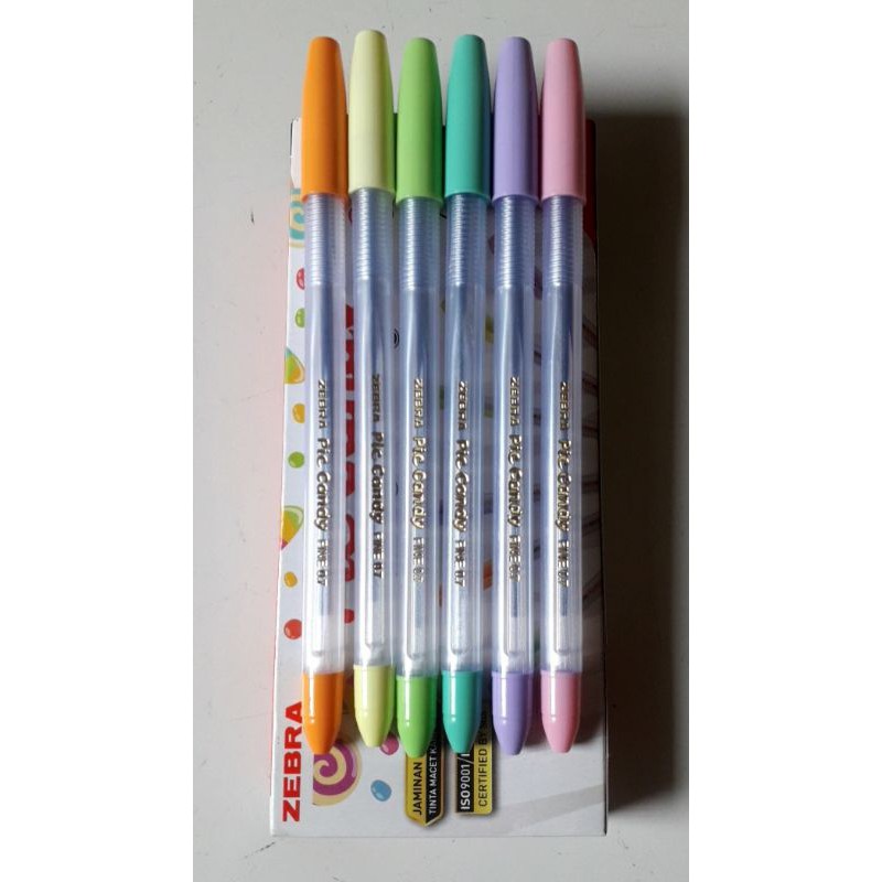 

Zebra pic candy set 12 black