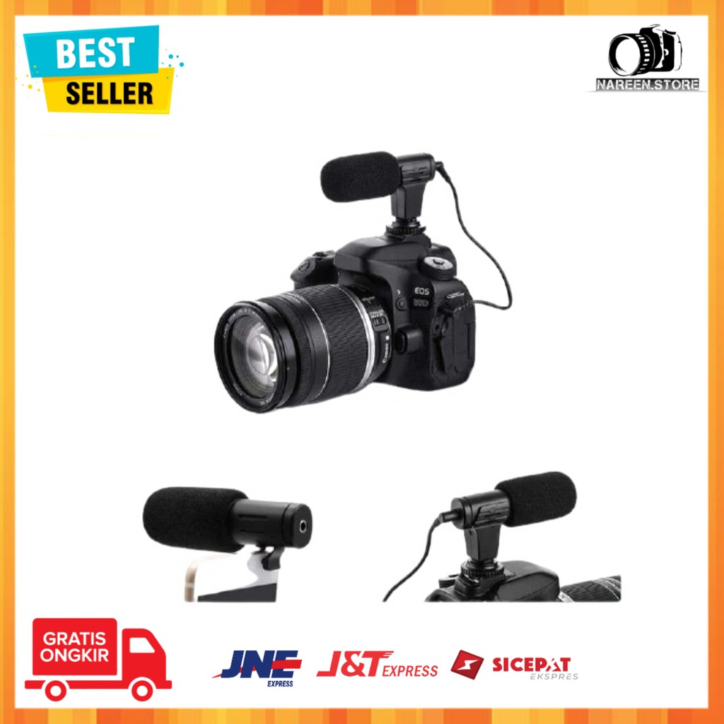 MIKROFON KAMERA DSLR MICROPHONE CAMERA KAMERA DSLR MIKROFON YOUTUBER VLOG MIC SHOTGUN PX31