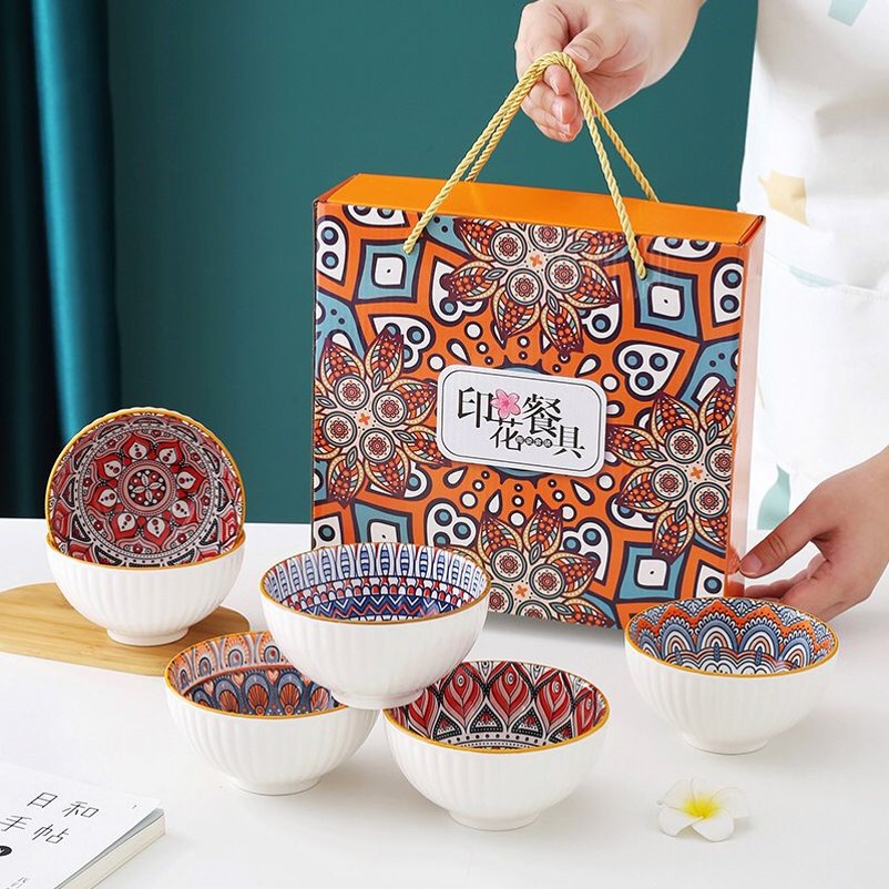 READY Japanese Bowl Set Mangkok Sumpit Set Alat Makan Gaya Jepang Souvenir Kado Bingkisan