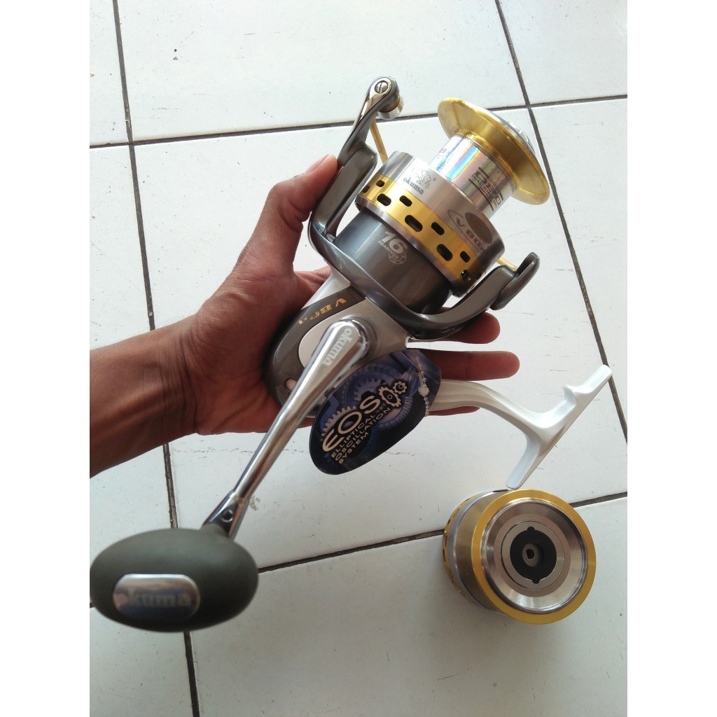 Reel Pancing Okuma V System V-80a Reel 8000 Drag 12 Kg