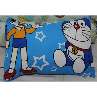  Sarung  Bantal  Karakter Doreamon Hello  Kitty  Keropi Motif 