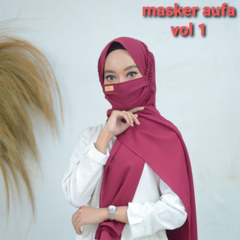 masker aufa vol 1/ masker serut kriwil / masker dewasa/ masker berlabel