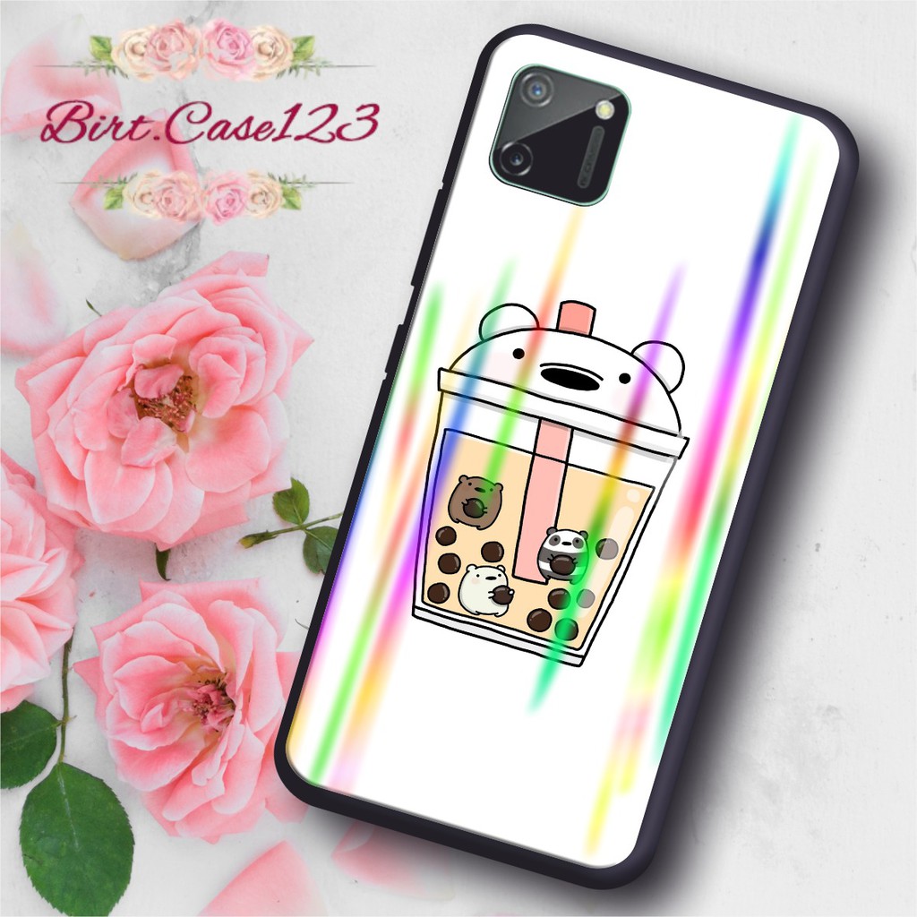 BC Case casing silikon Gambar BUBBLE back case glass aurora oppo samsung vivo xiaomi realme iphone