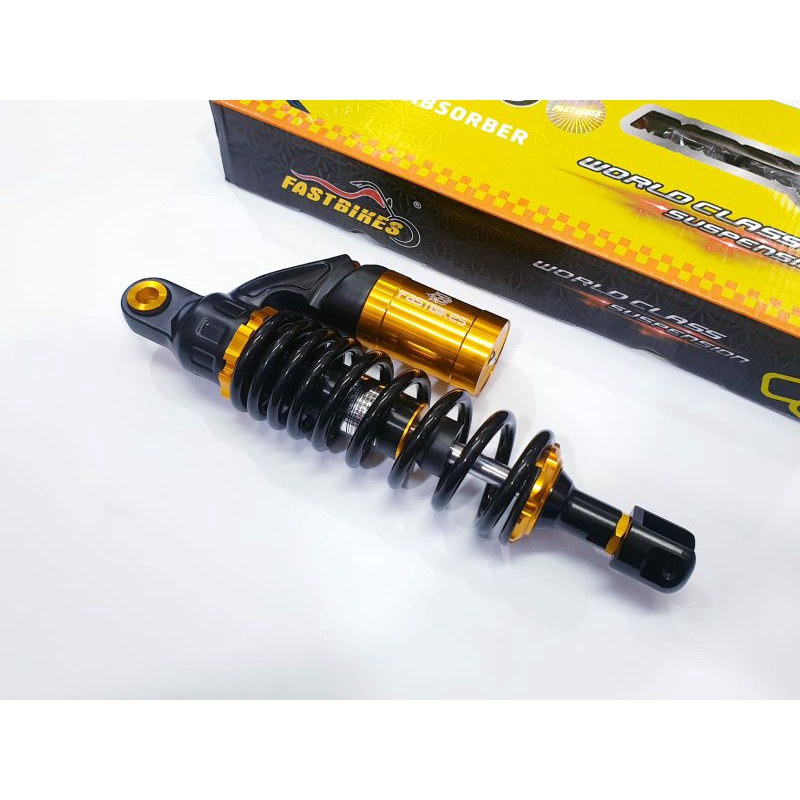 shockbreaker shock belakang fastbikes model v series tabung atas 330mm 305mm Mio Lexi Scoopy beat Xeon sywave dll