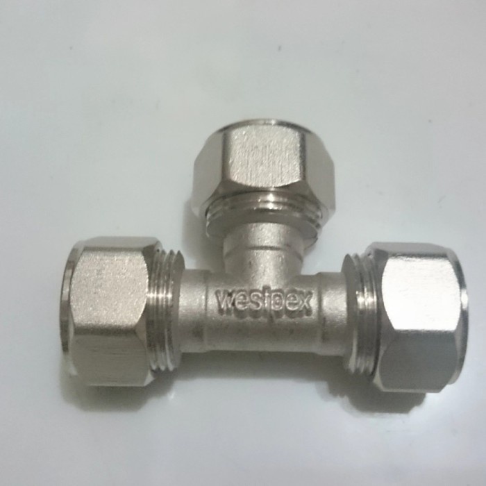 TEE WESTPEX T16 TEE SAMBUNGAN PIPA AIR PANAS 1/2"