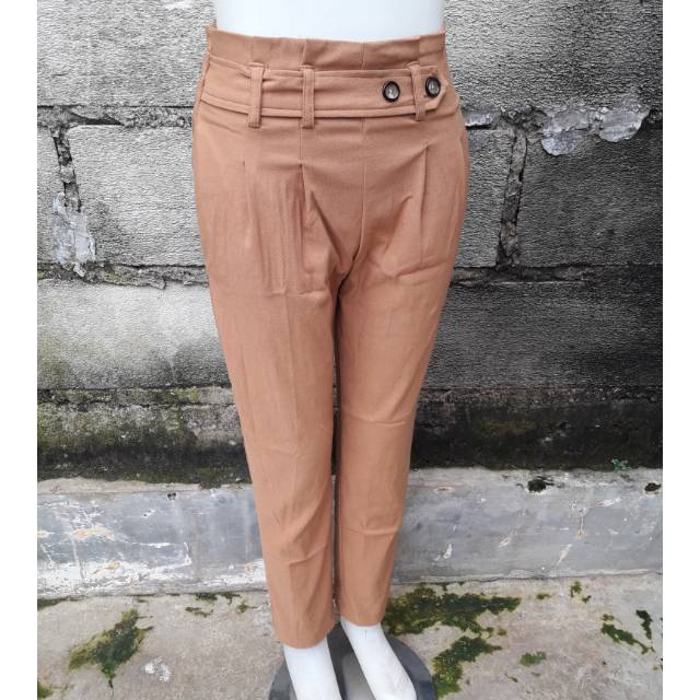 (New) SKY MODE Baggy Pants High Wayst Seri 1262#