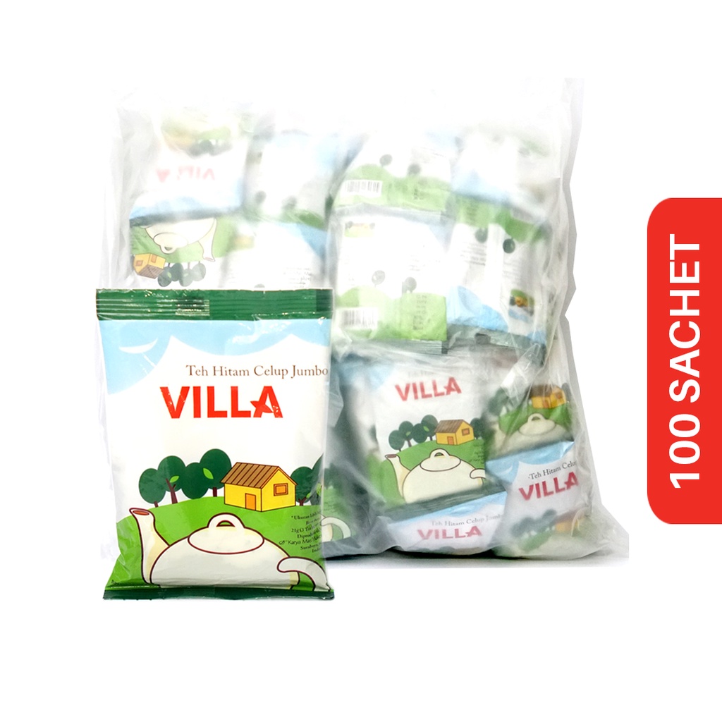 

Teh Villa, Teh Celup Jumbo Sachet (Bal) - Black Tea, Teh, Teh Hitam