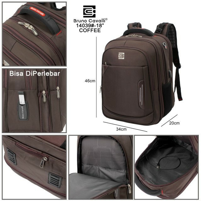 Tas punggung Bruno Cavalli 14039