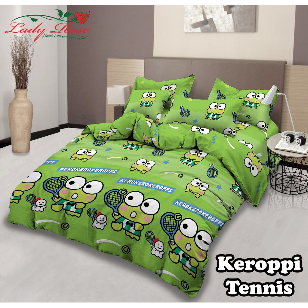 LADY ROSE - BEDCOVER LADY ROSE KING 180x200 CM, QUEEN 160x200 CM - MOTIF KEROPPI