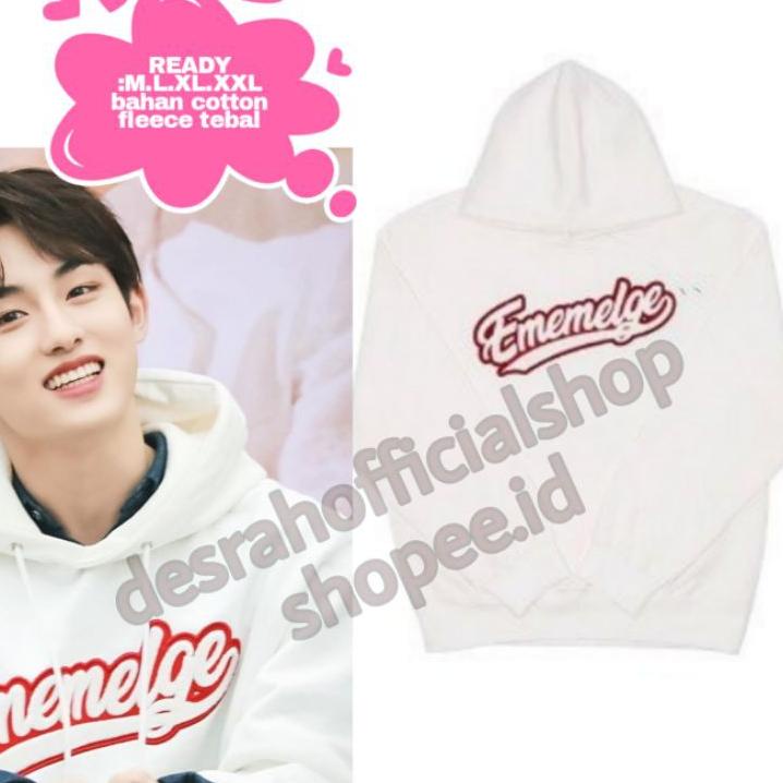 ♙ JAKET HOODIE KPop nct way v fashion winwin jaemin Lucas EMEMELGE sablon merah ✬