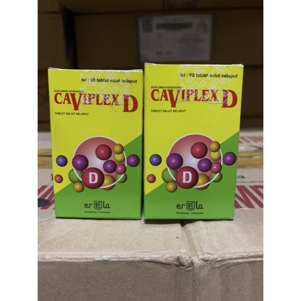 Caviplex D isi 60 tablet Vitamin D 1000IU Vitamin Tubuh