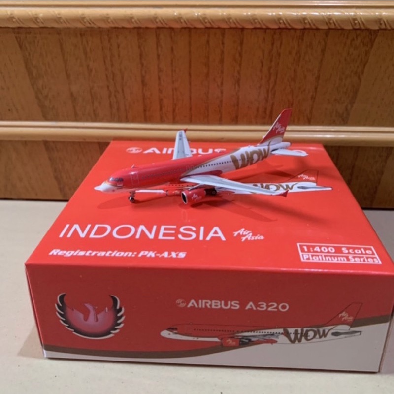 Airasia "Wow" Livery | A320-200 Scale 1/400 By Phoenix