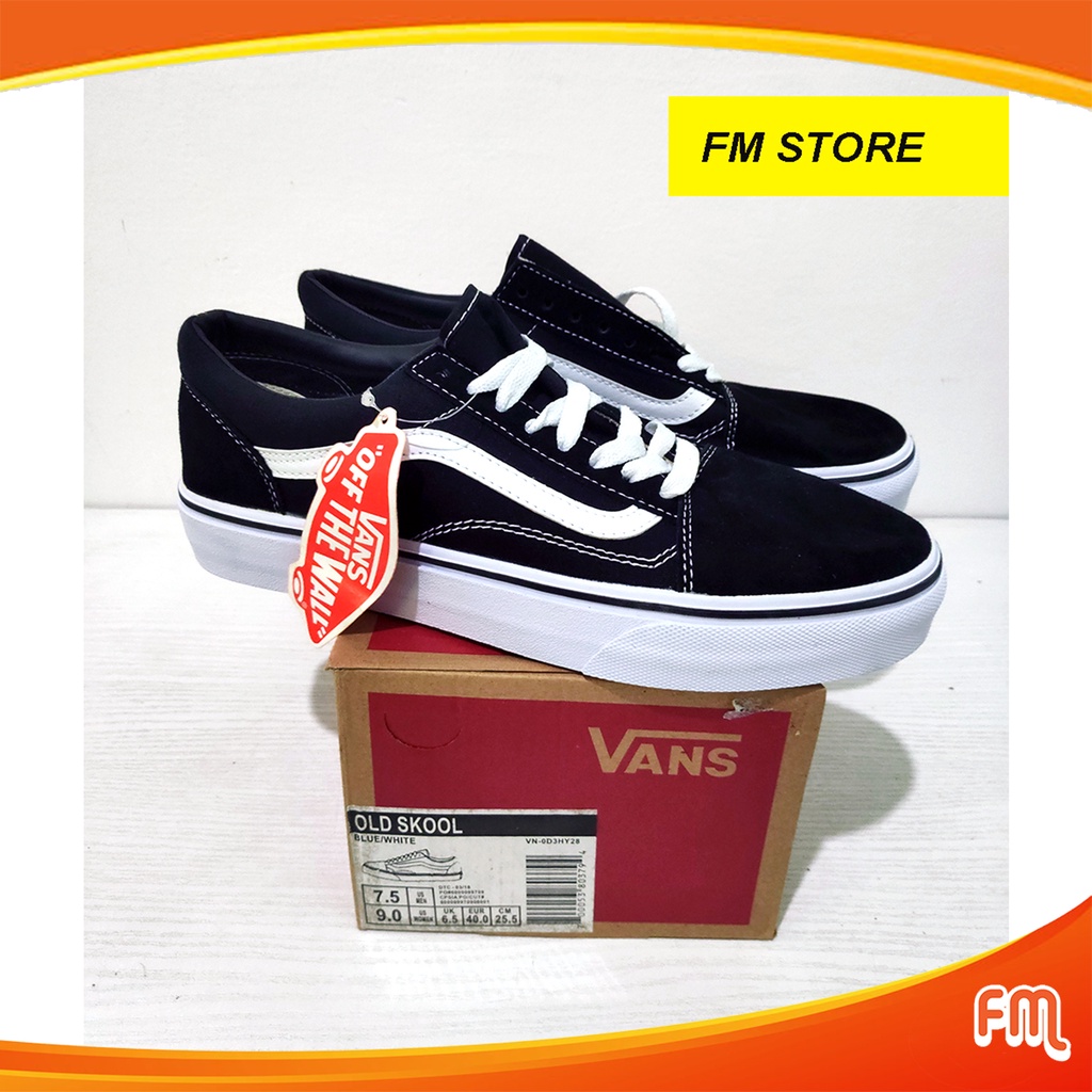 Sepatu Vans Old Skool Black White Classic Global Market BNIB / Urban Sneakers Skateboard