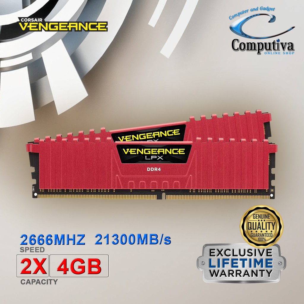 CORSAIR VENGEANCE LPX DDR4 8GB KIT 2666MHz