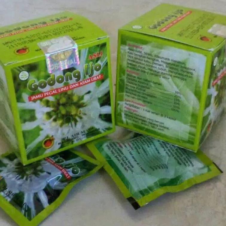 Diskon✦➯ Obat Asam Urat Godong Ijo Berkhasiat Jamu Pegal Linu 40