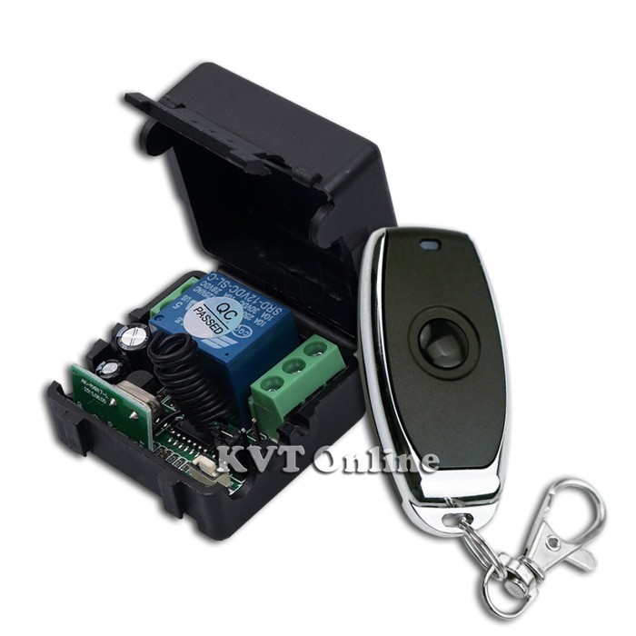 Wireless Relay 1CH 12V 433MHz Remote
