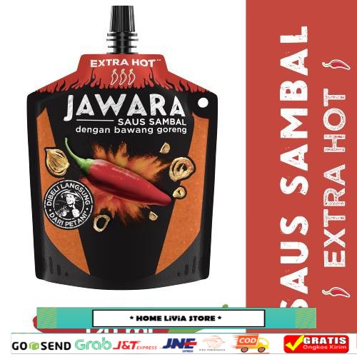

Jawara Saus Sambal Bawang Goreng Extra Hot Pouch 120 ml