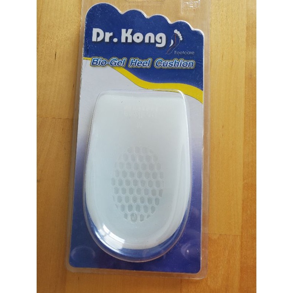 Dr Kong bio gel heel cushion ukuran M - putih | Bantalan tumit kaki | Bantalan sepatu
