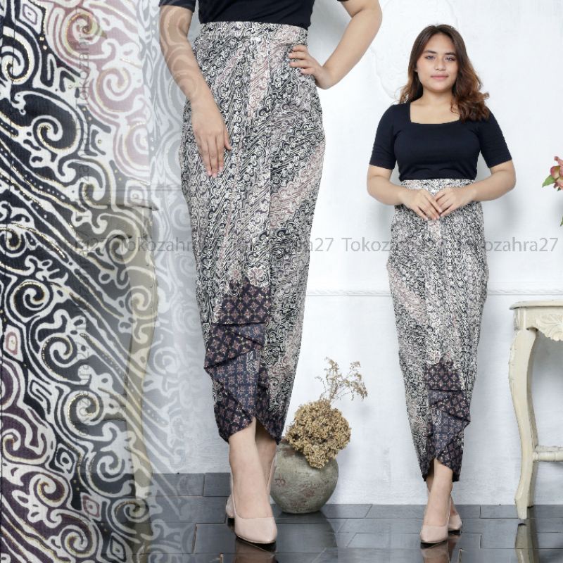 Rok Remple Batik Rok Lilit Instan Bawahan Kebaya Premium Jumbo