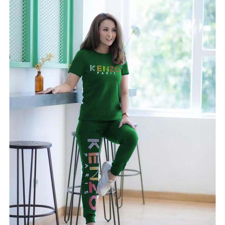 LVB Setelan Training Wanita/Track Suit Wanita/Setelan Olahraga Wanita  ukL-XL-XXL-3XL KENZI TRAINING