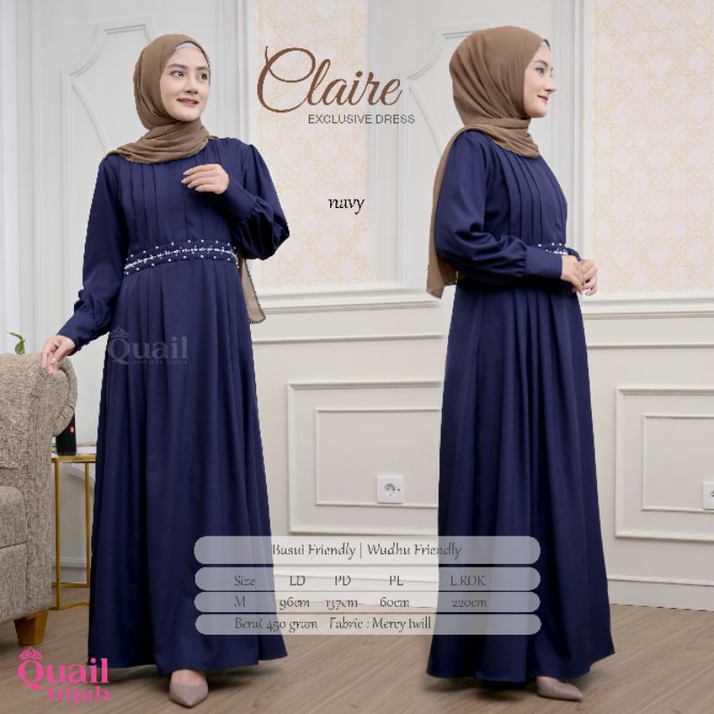 Dress Gamis Muslim Wanita Quail CLAIRE