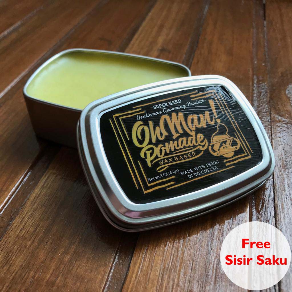 Pomade Oh Man! Mystic Gold Wax Based FREE SISIR SAKU