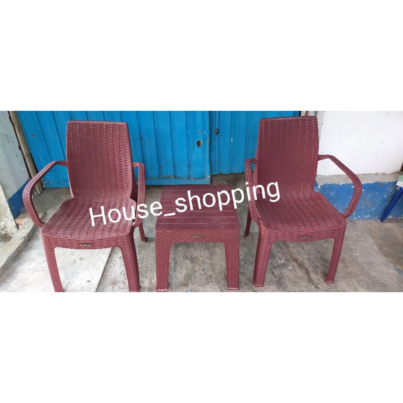 Kursi teras napolly / kursi plastik / kursi napolly / kursi napolly rotan