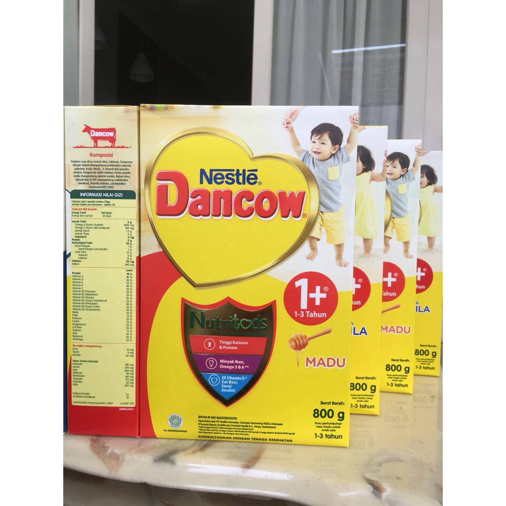 DANCOW 1+ 3+ 5+ MADU VANILA COKLAT 800gr | Shopee Indonesia