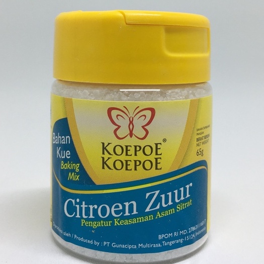 

Koepoe Citroen Zuur 65gr