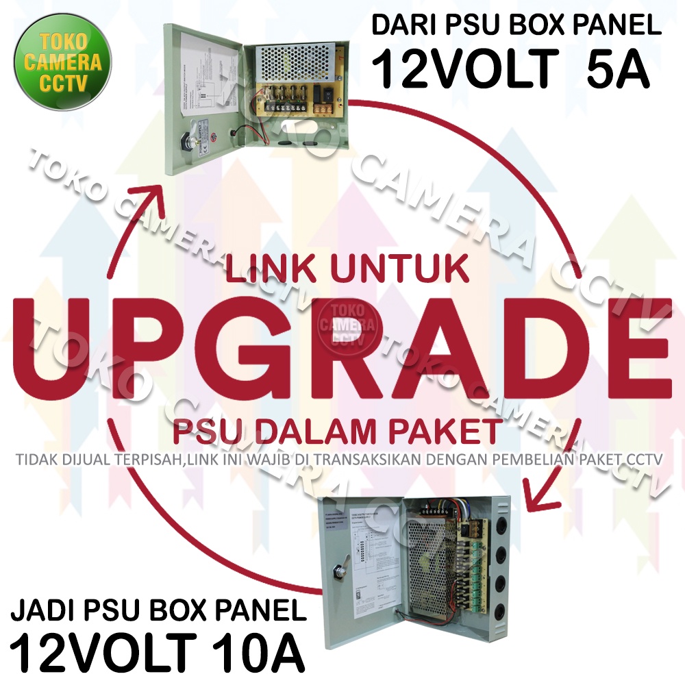 UPGRADE PSU BOX 5A KE PSU BOX 12V 10A