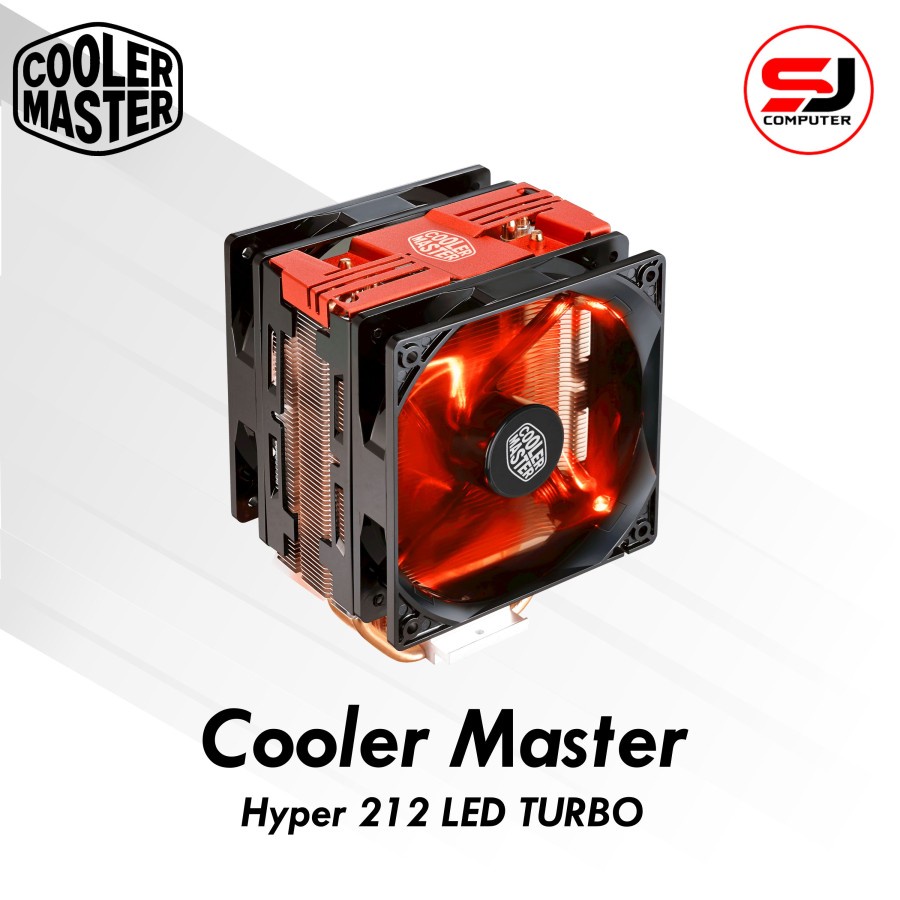 Cooler Master Hyper 212 LED TURBO - Black Cover DUAL FAN