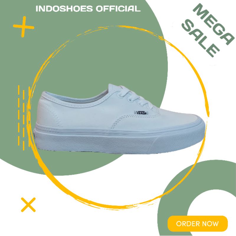 SALE Vans authentic true white original/vans authentic true white original/vans authentic truewhite/