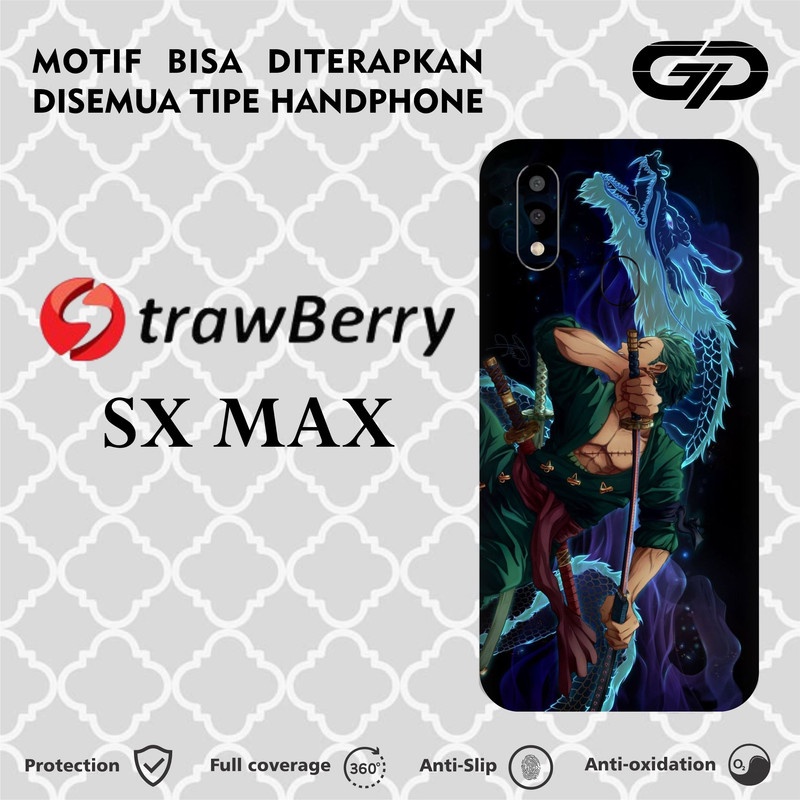 GARSKIN HANDPHONE STRAWBERRY SX MAX PREMIUM BUY 1 GET 2 PCS