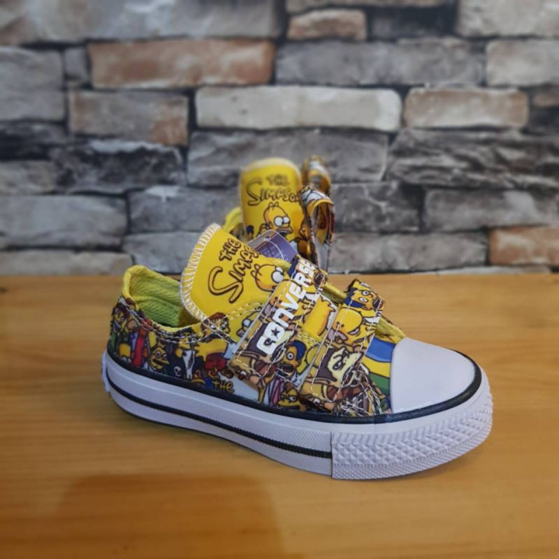 SEPATU ANAK THE SIMPSON PREMIUM QUALITY CONVERSE ANAK THE SIMPSON