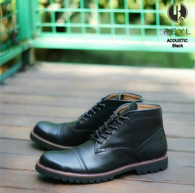 SALE 40% SEPATU BOOT KULIT ASLI