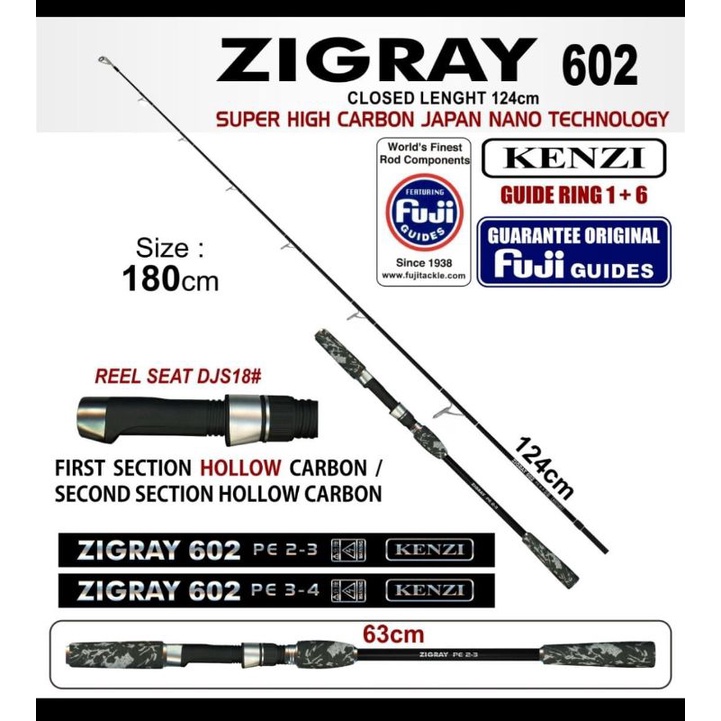 Joran Pancing Kenzi Zigray 602 Ring Fuji