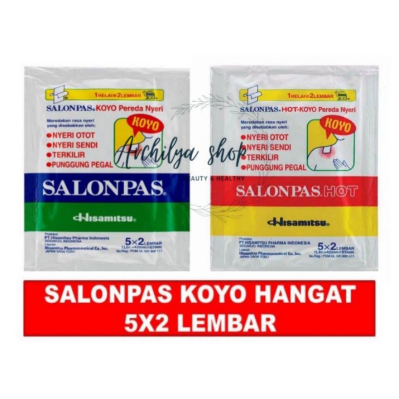 salonpas koyo hangat / koyo hot 5x2 lembar