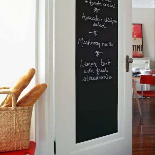 

STICKER BLACKBOARD / PAPAN TULIS STIKER HITAM 2 meter KAPUR BLACK BOARD EDUKASI ANAK BELAJAR