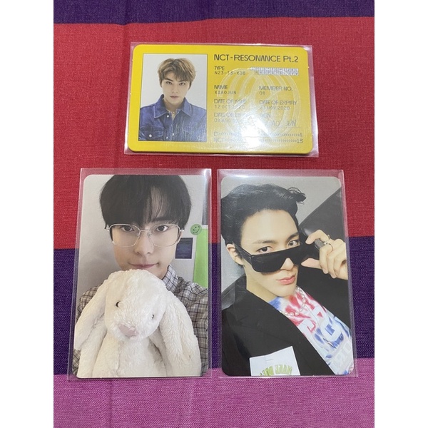 NCT 127 Doyoung Sticker Bunny NCT Dream Hello Future Agent Jeno NCT Resonance Pt.2 ID Card Xiaojun p