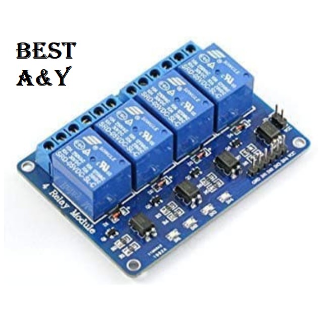 Relay Modul 4 Channel 10A 250VAC 30VDC Optocoupler for ARDUINO dll