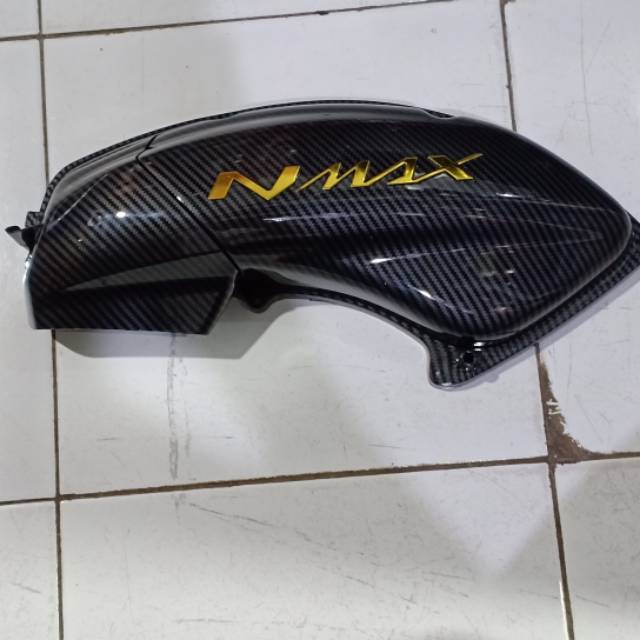 Cover tutup hawa filter nmax old carbon plus emlem gold yamaha nmax old dan nmax new zoro