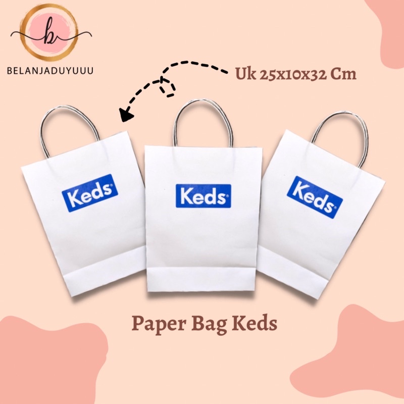 Paper Bag Keds Muat Box Sepatu Pembungkus Kado